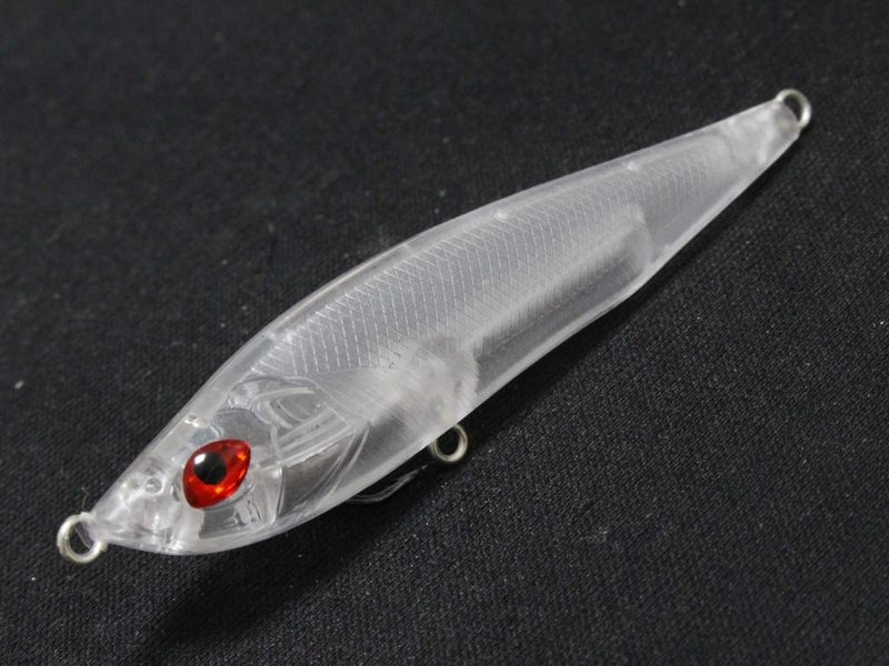 wLure 10 Blank Unpainted Minnow Crankbait Topwater Lipless Jerkbait Fishing Lures V3 (UPM708P10) - Image 2